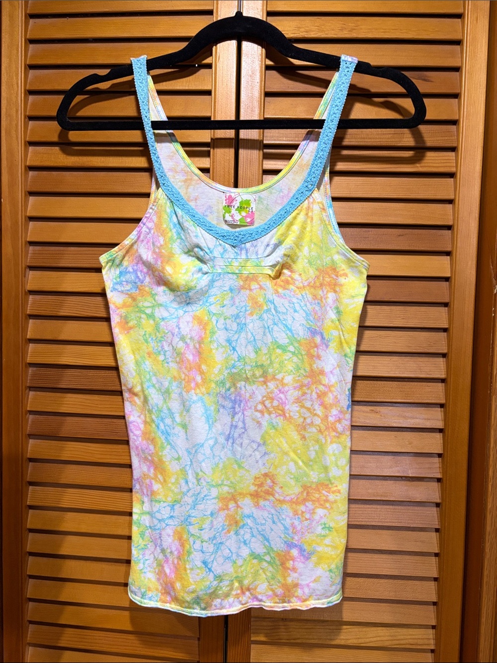 RARE Free People Tie Dye Tank Top Small